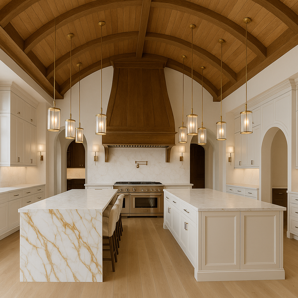 Luxury home design rendering